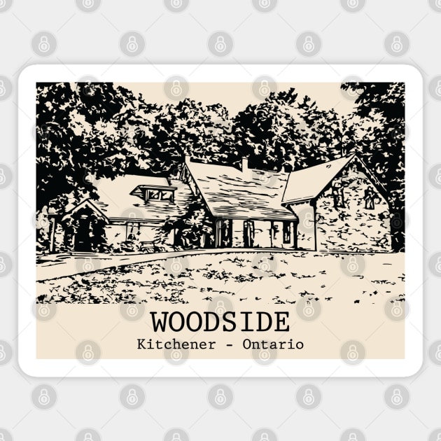 Woodside - Kitchener ON Magnet by Lakeric